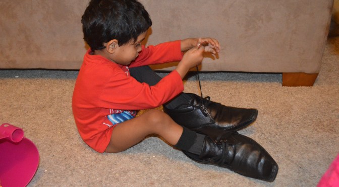 In His Papa’s Shoes