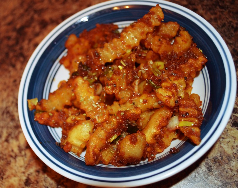 Honey Chilli Potatoes