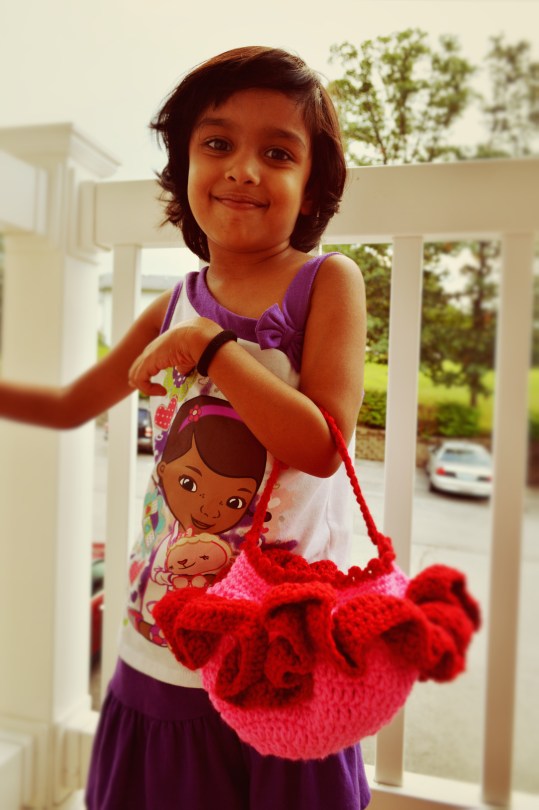 Tisha Singh with Ballerina Purse