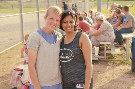 Me with a beautiful Friend @ Once A Year Baseball