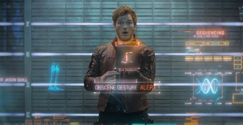 Peter Quill in Guardians Of The Galaxy