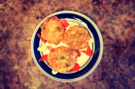 Egg and Potato Fritters by Jyoti Singh