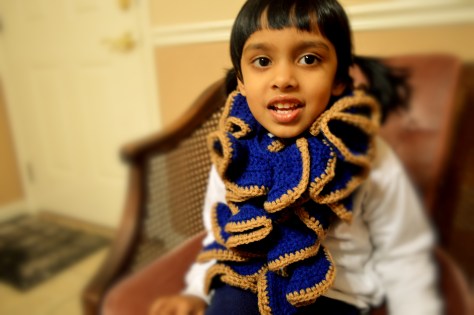 Ruffle Scarf for Tisha