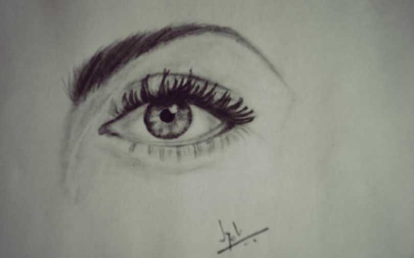 Eye Sketch by Jyoti Singh