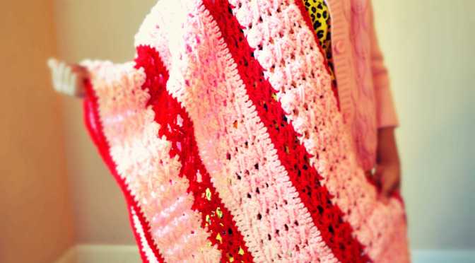 Tisha Singh in Crochet Shawl