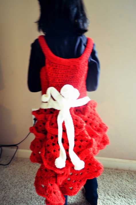 Mermaid Style Crochet Dress 