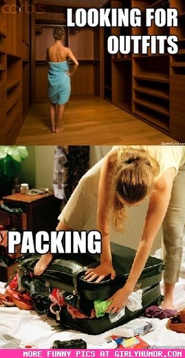 Only time I thought, I have more clothes than I should