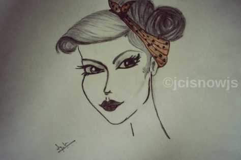 Stare - Sketch by Jyoti Singh