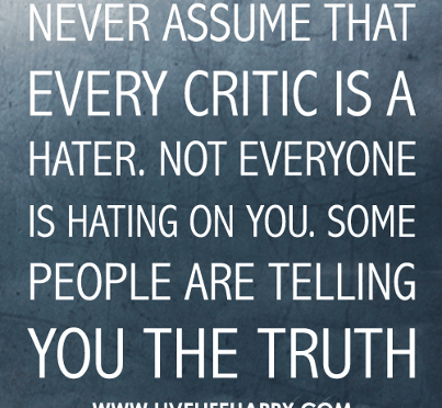 Keep Your Critics Close